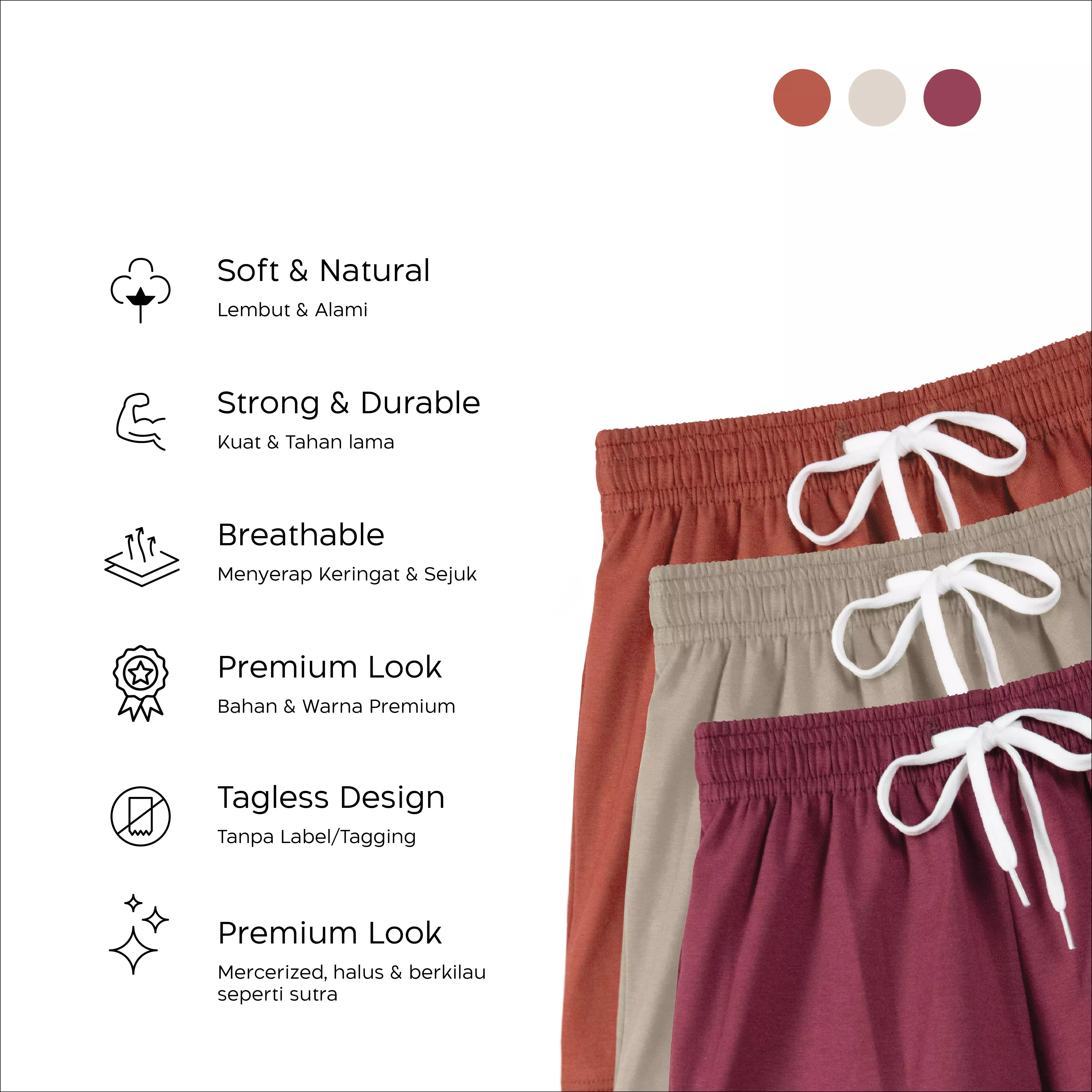 FN Kids Celana Santai Anak Rumahan Clana Harian Katun 1 PCS FNKC 3392