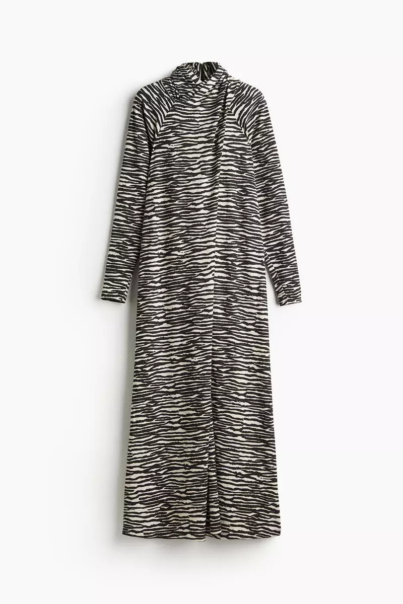 princess polly baby blue dress A-line maxi dress - black/patterned