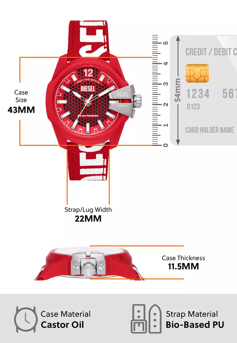 Buy Diesel Baby Chief Watch DZ4619 2023 Online | ZALORA Singapore