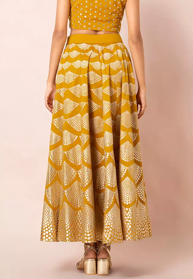 Gold skirt malaysia online