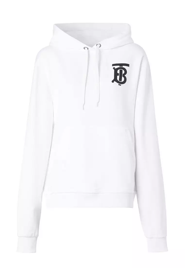 Burberry hoodie cheap womens white