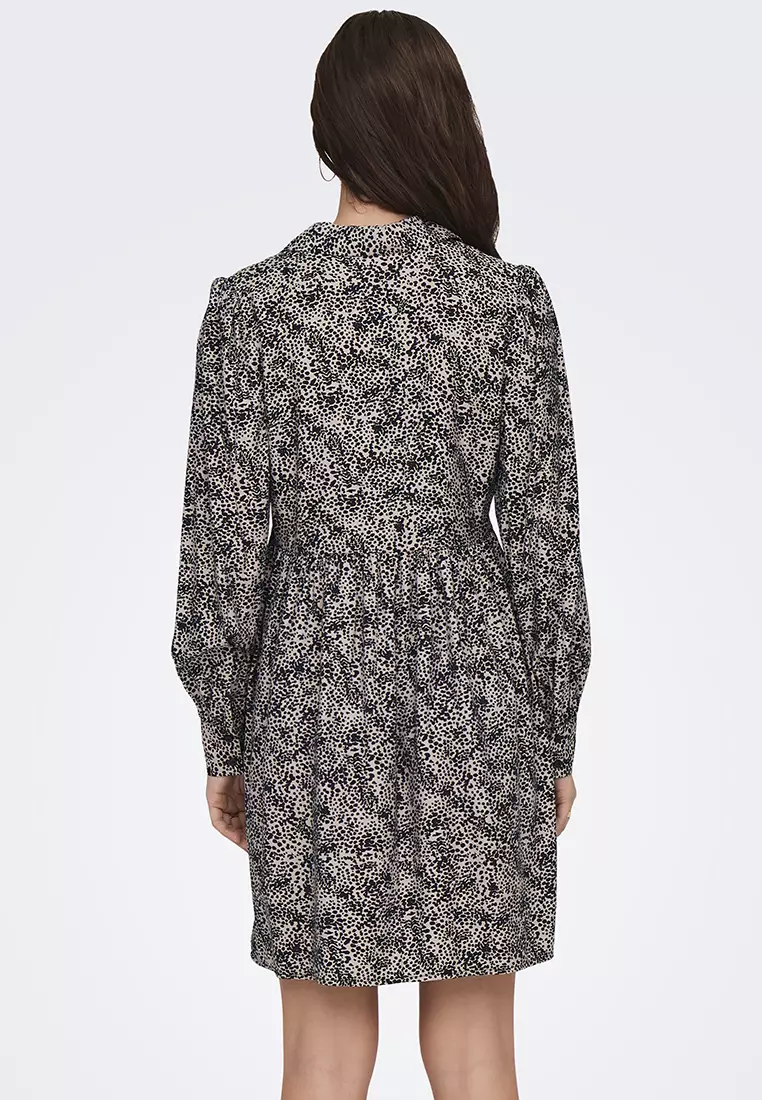 Abigail Long Sleeves V-Neck Dress