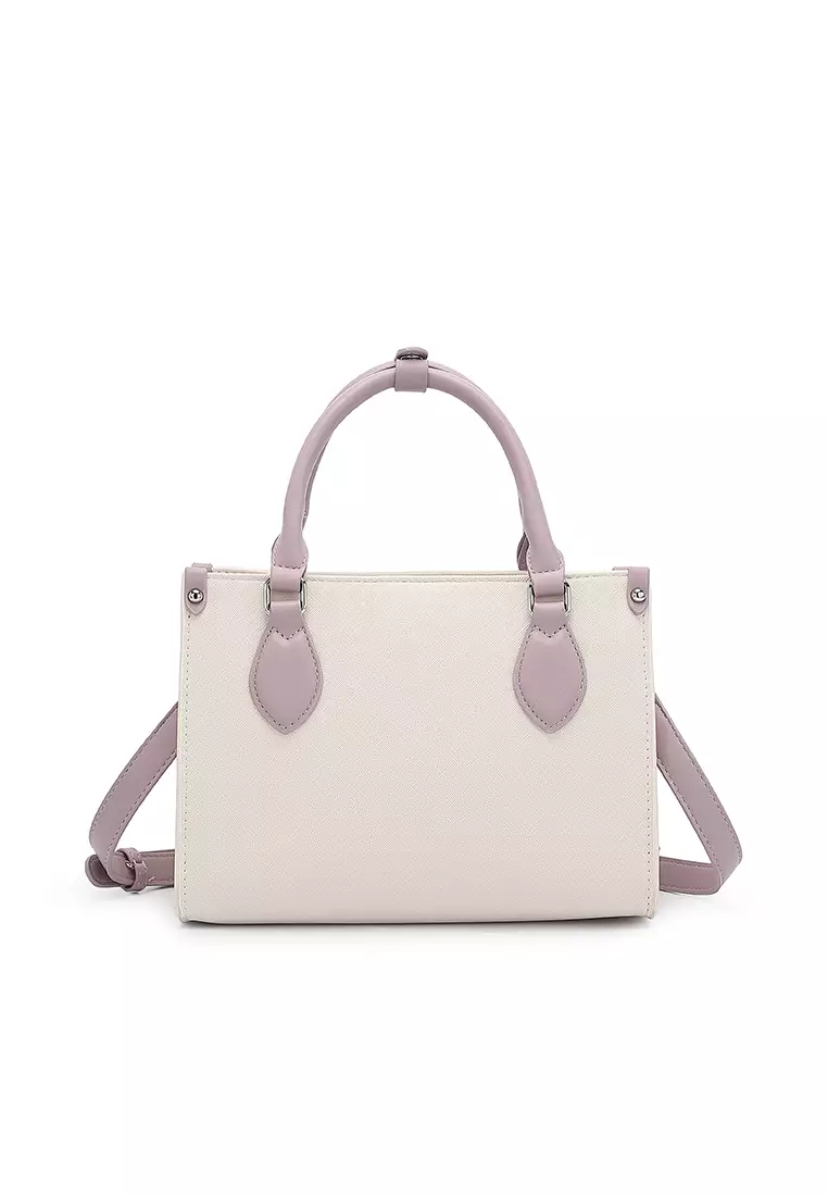 Women's Top Handle Bag / Sling Bag / Crossbody Bag (Tas Selempang / Tas Tangan) - Ungu