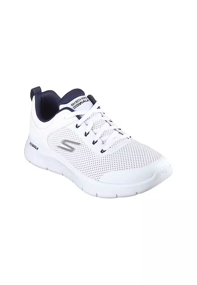 Discount on Skechers  shoes - SKU: Skechers Mens Go Walk Flex Heel Quarter Brace Lace Up