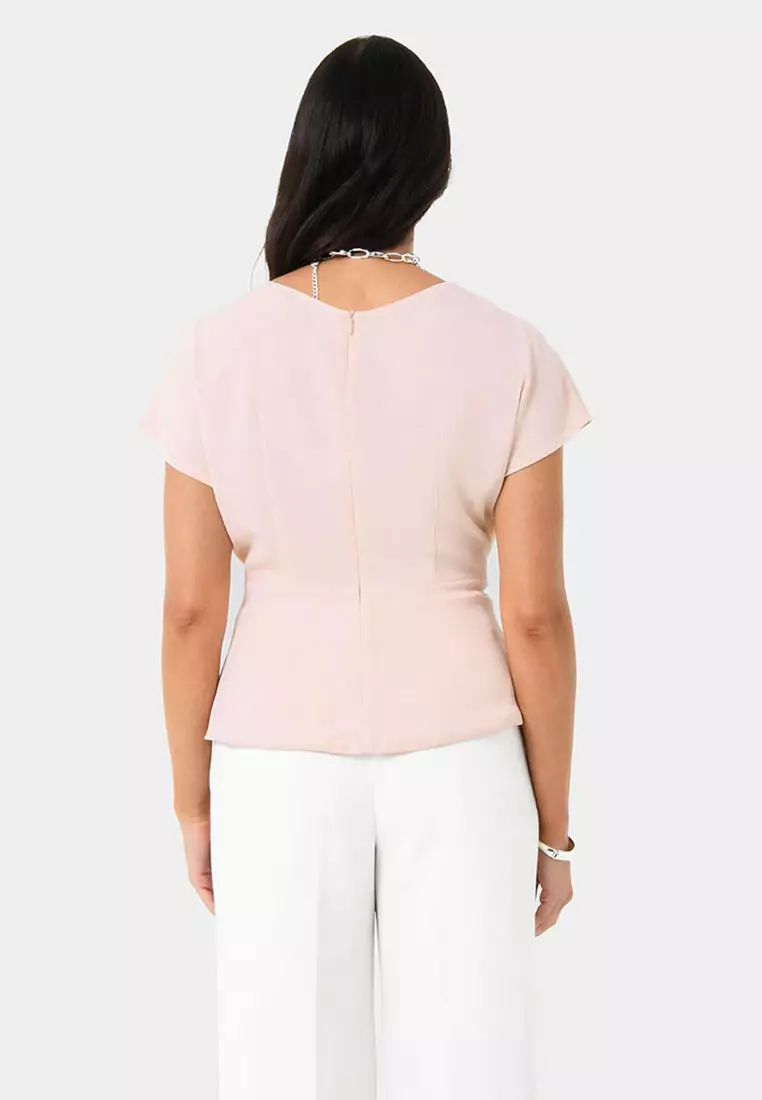 Bonnie Gathered Peplum Top