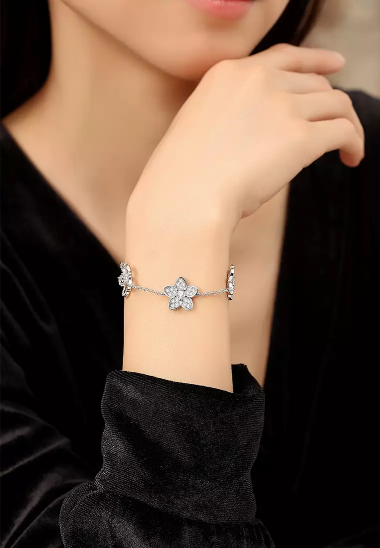 Gelang Wanita Titanium Wanita Korea Style Elegant Aksesoris Jewelry Cewek Bracelets