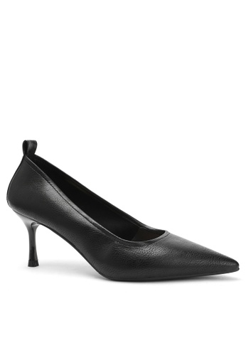 Twenty Eight Shoes black 6.5CM Soft Synthetic Leather Round Pumps 2065-8 FF499SHA25B9EEGS_1