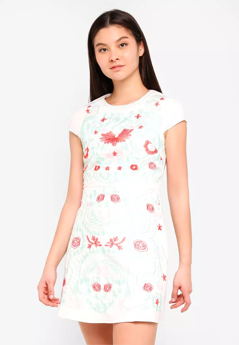 Foxiedox Sierra Embroidery Dress ZALORA