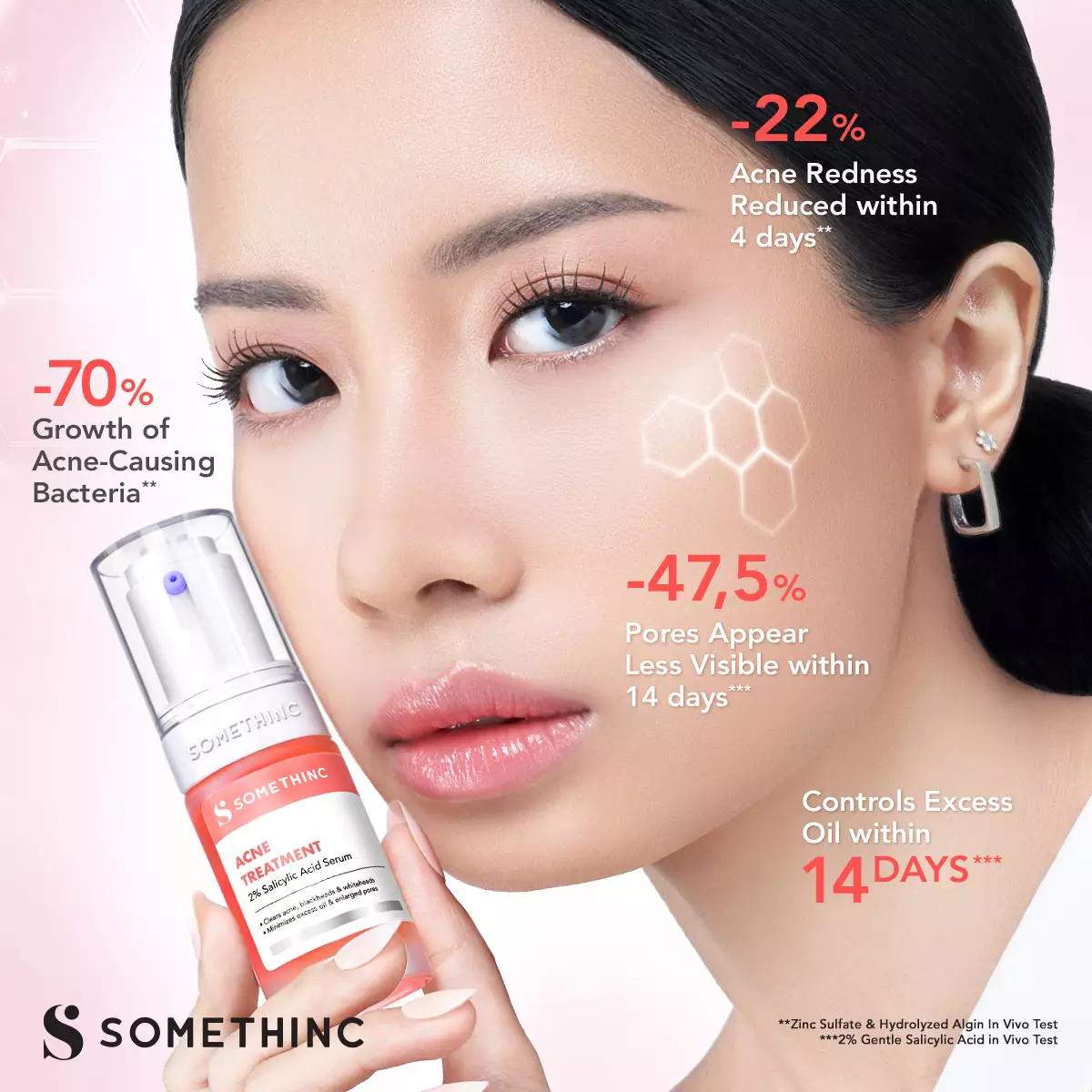 SOMETHINC Acne Treatment 2% Salicylic Acid Serum - 20ml