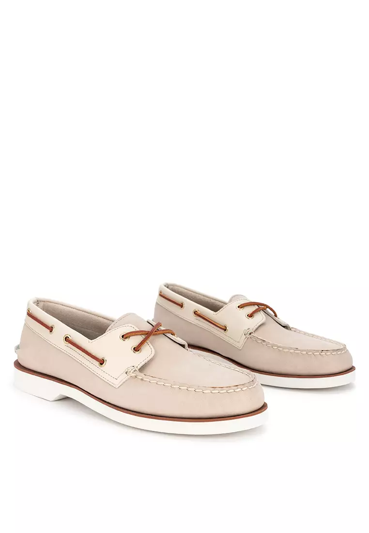 Men's Authentic Original™ 2-Eye Double Sole Boat Shoe Mixed Cream