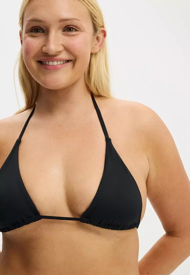 String Triangle Bikini Top