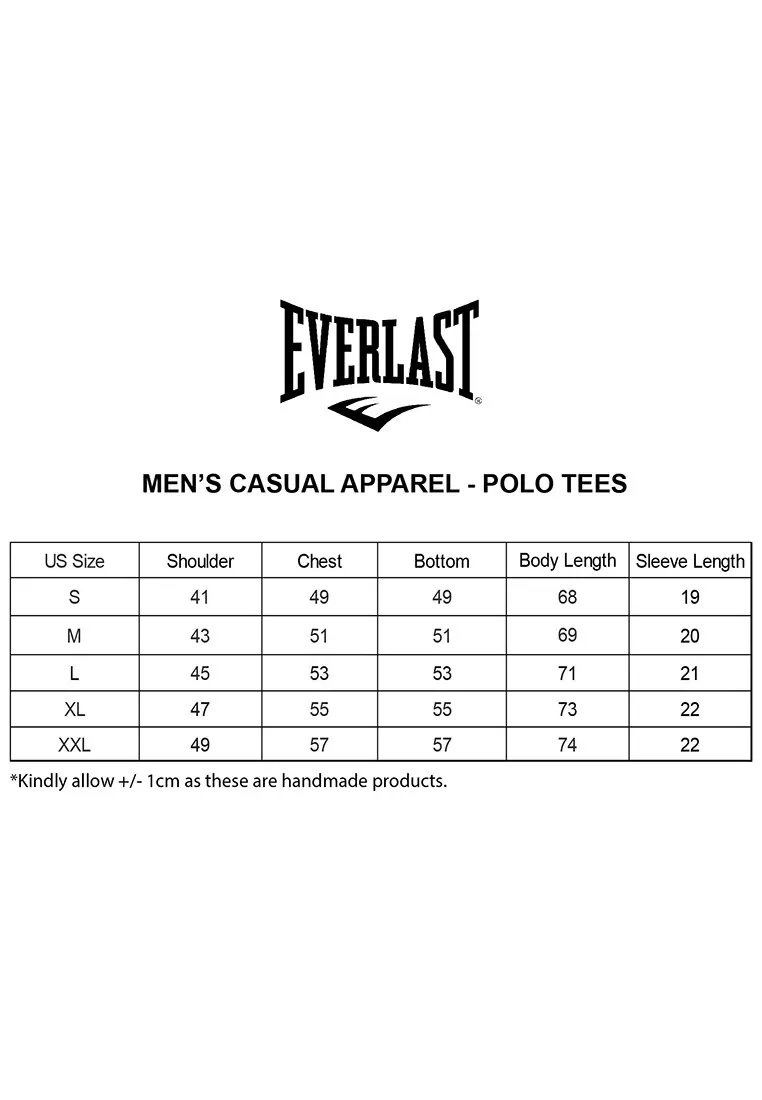 Everlast Men's Short Sleeve Polo Tee - Forest Green (4230329LMU3)
