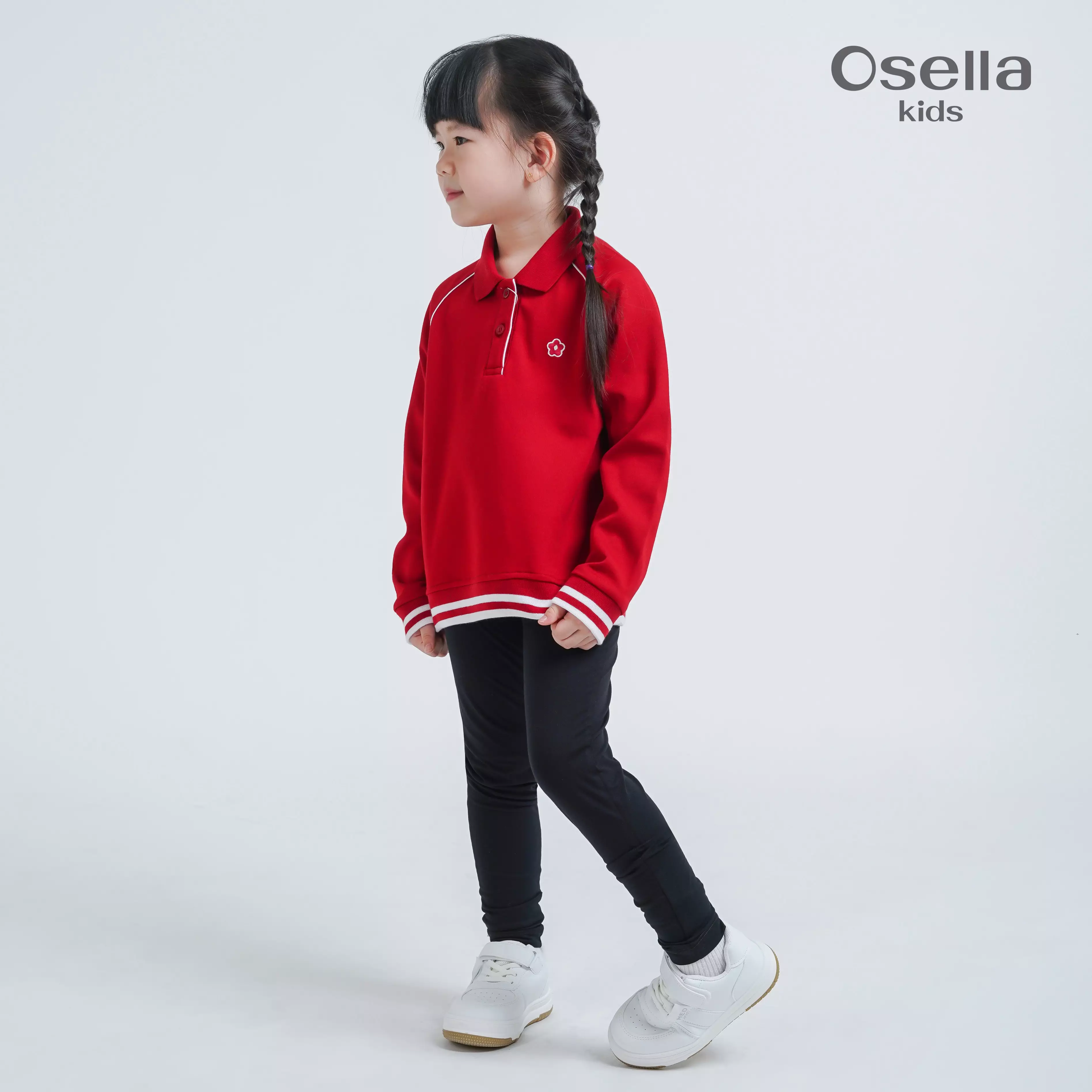 Osella Half Zipped Collar  Sweatshirt 2312500251 | Sweater Anak Perempuan