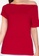 Freego red Women Boat Neck Cotton Top 81CC5AAE71AE06GS_3