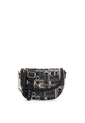Carlo Rino navy Dark Blue Carlo GEO Jacquard Luna Crossbody C5568AC5C9BDD6GS_1
