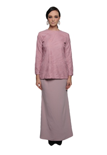 Aafiyah Kurung from Cahaya Lily in Pink