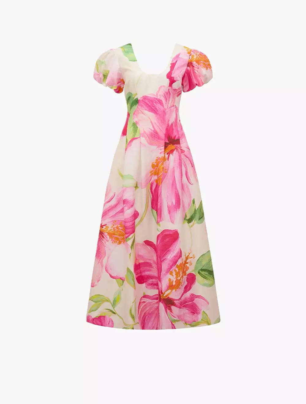 Lily Scoop Neck Midi Dress