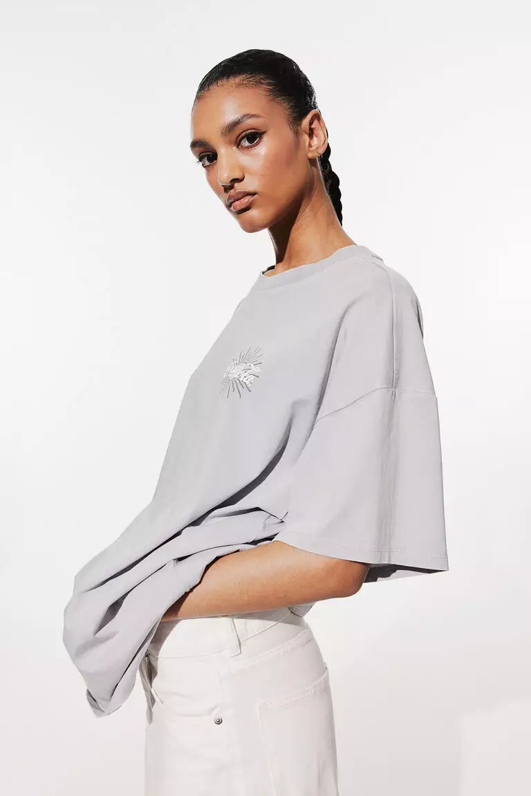 Oversized printed T-shirt