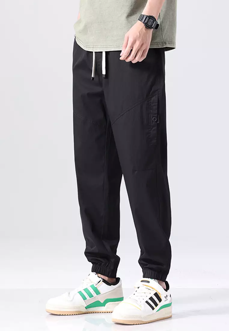 Drawstring Slim Jogger Pants