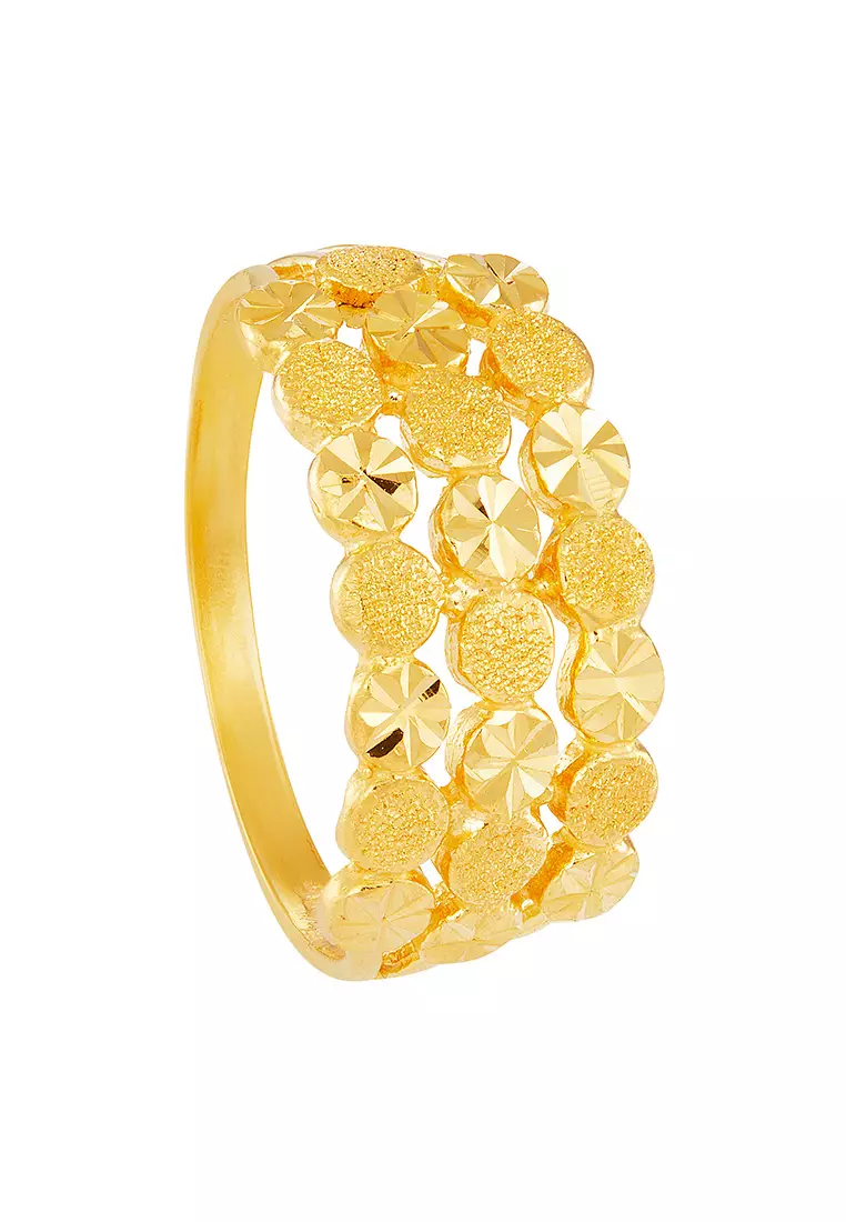 Buy HABIB HABIB 916 Yellow Gold Ring EHR300523 2024 Online