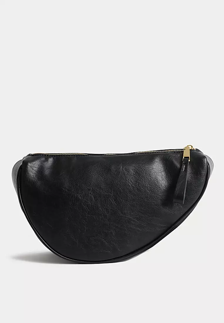 Faux Leather Sling Bag