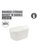 HOUZE white HOUZE - Braided Storage Basket with Handle (Small: 23.5x16.5x13.5cm) 69C8AHLB39ED77GS_3