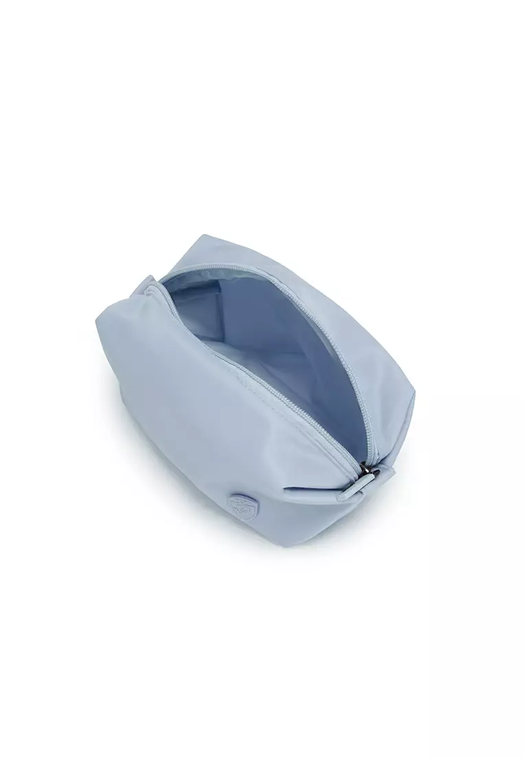The Basic Makeup Bag Stone Blue