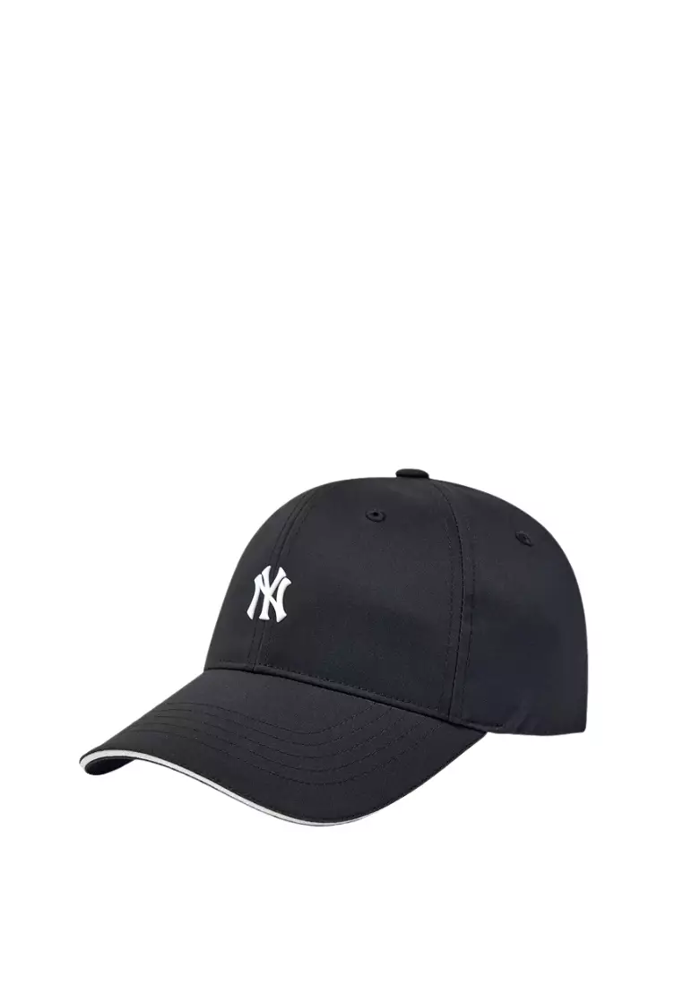 Basic Sportive Unstructured Ball Cap - NY Black