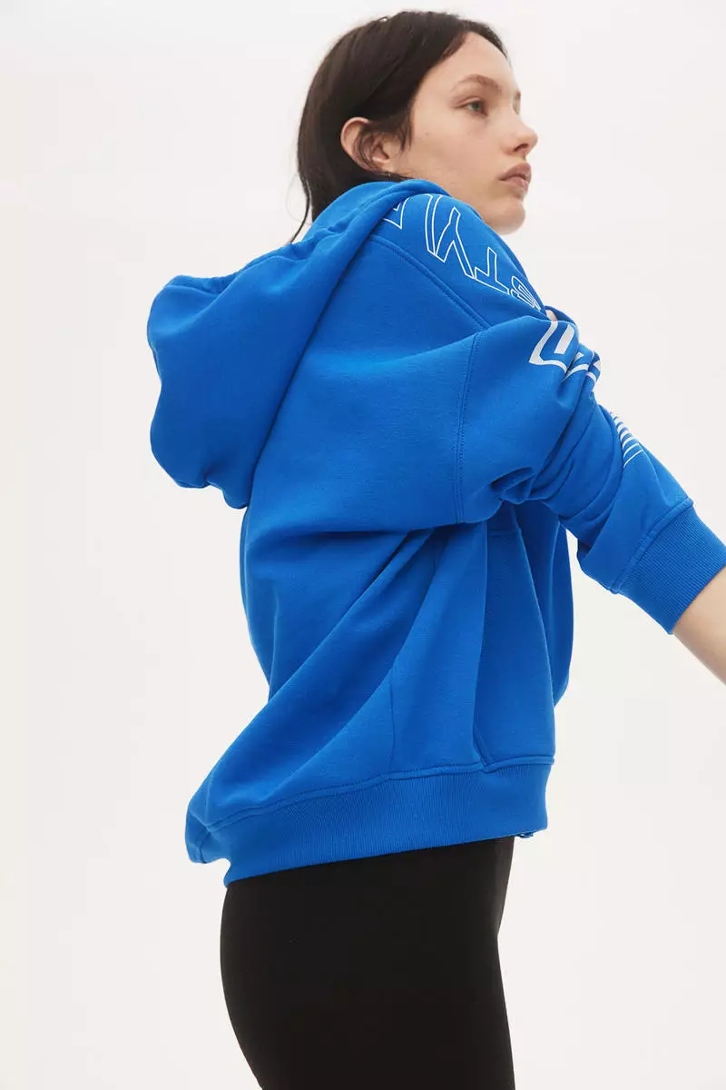 H&m blue hoodie clearance