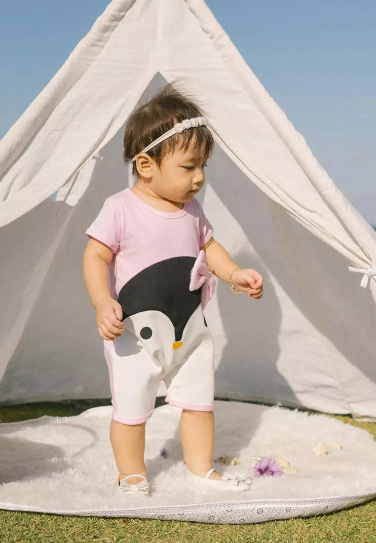 Two Mix - Baju Bayi Lucu Pinguin - Jumper Bayi Laki / Perempuan Katun 4303