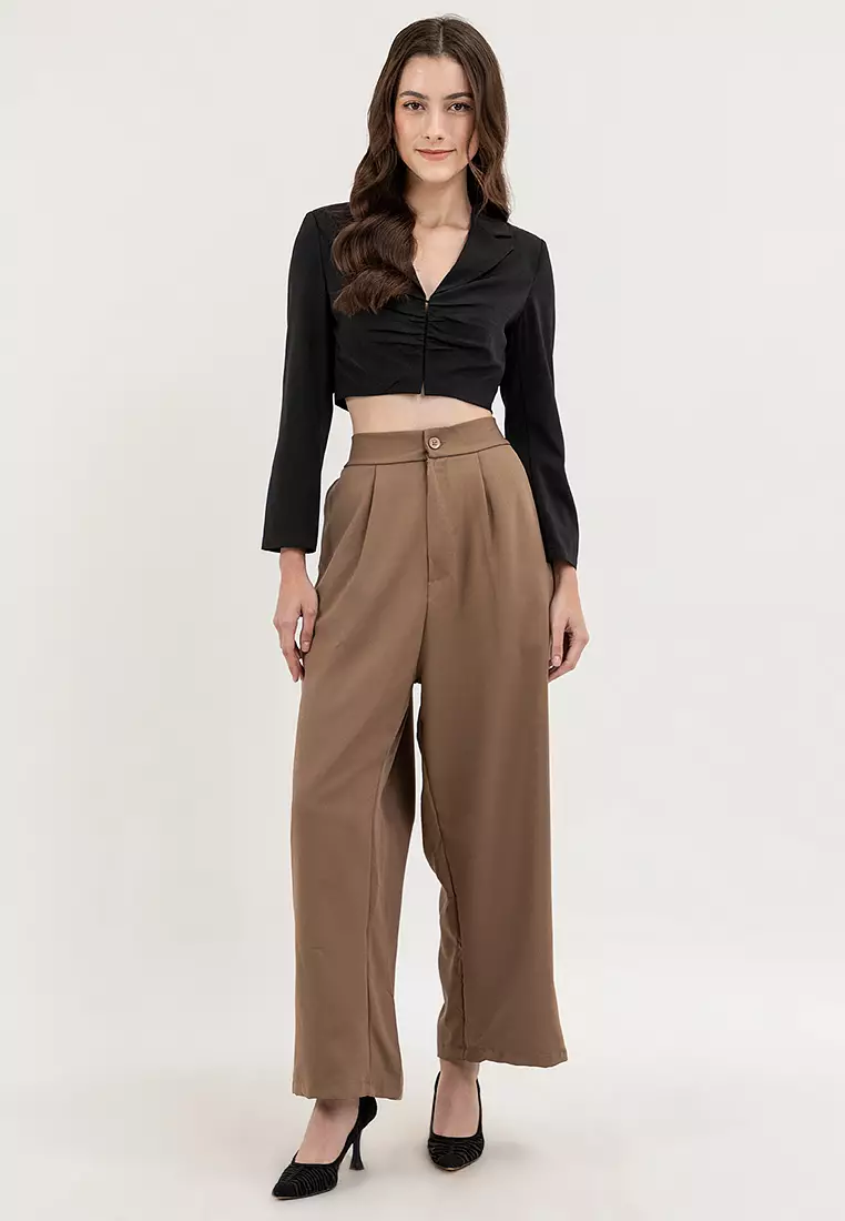 Nicole Button Square Pants