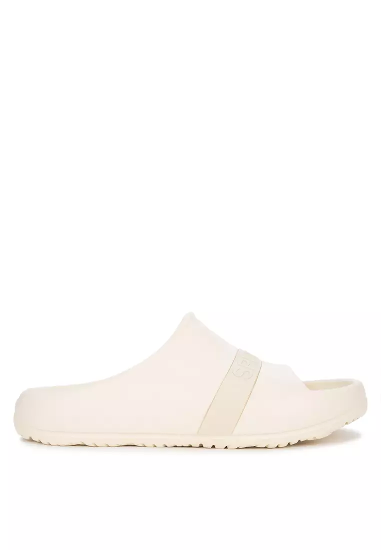 Sperry white cap slide sandal store