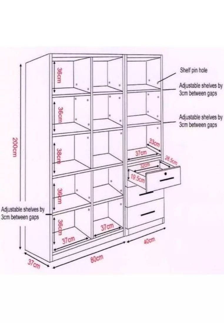 Buy Choice Furniture Choice Furniture Borna Bookshelf 2024 Online