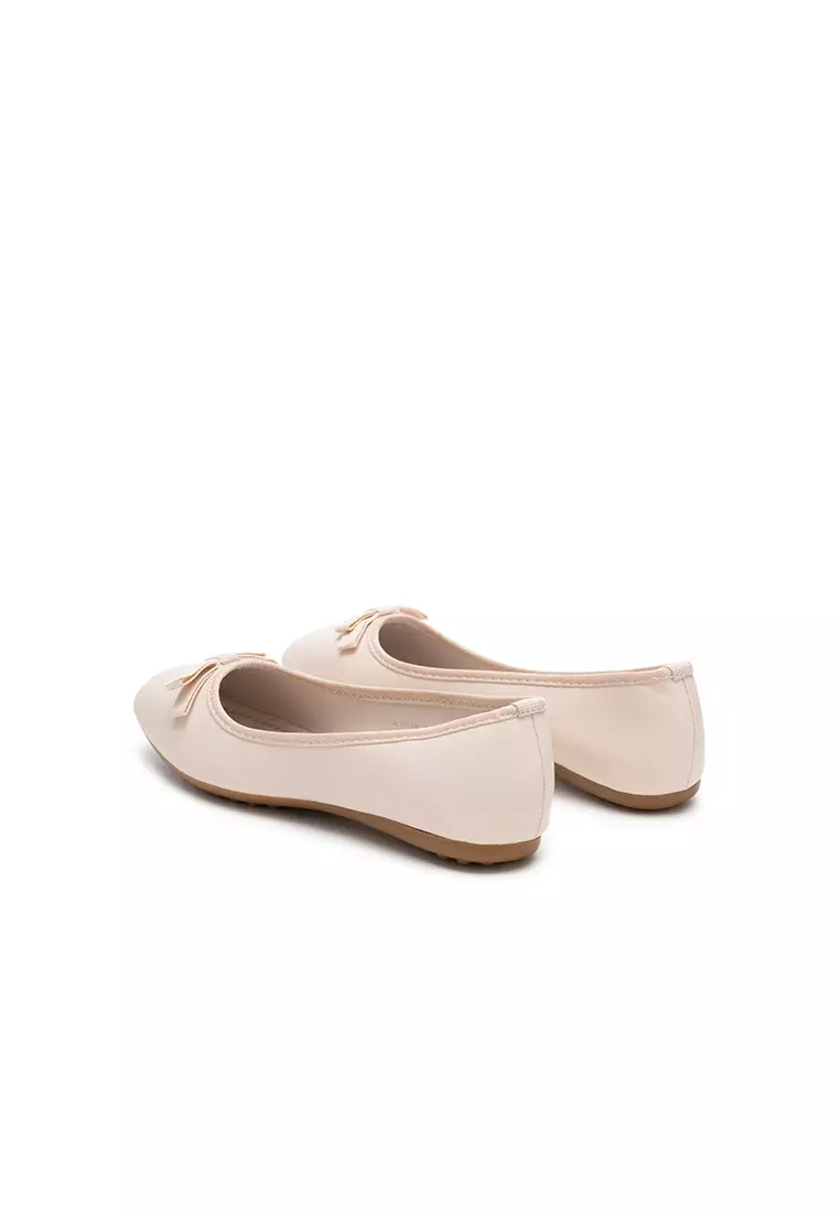 BOW FLAT PUMP 蝴蝶结方頭芭蕾舞平底鞋