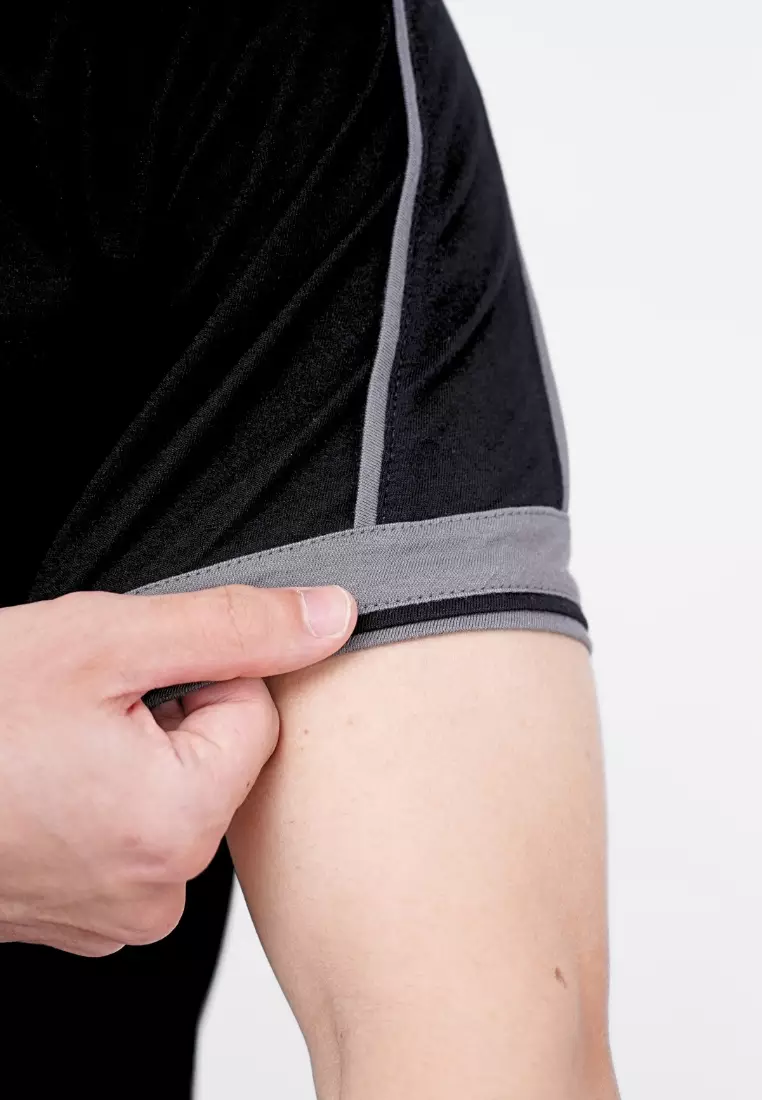 Ryusei Kaos Pria Vaunted Black