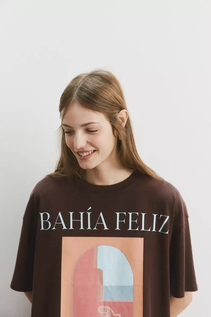 Oversized printed T-shirt