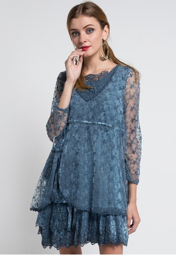 Wakhra Swag blue Ws Chloe top 5EEE4AA6C4AC18GS_1