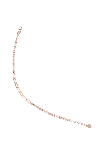 TOMEI TOMEI Link Chain Bracelet, Rose Gold 750 F920AACA6B1C50GS_1