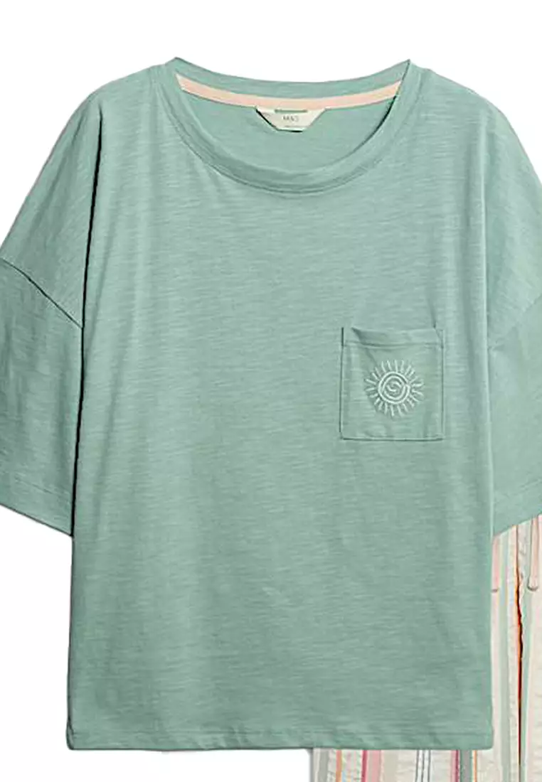 Cotton Rich Striped Set