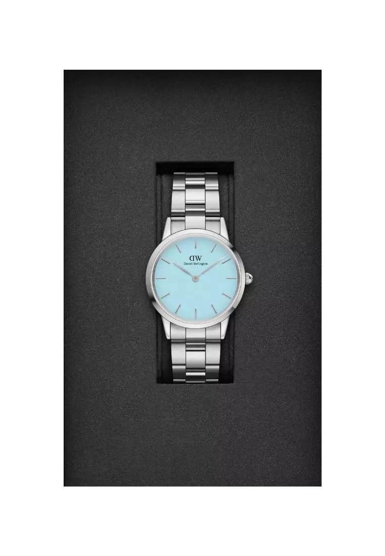 Jual Daniel Wellington Iconic Link Capri 32mm Watch Pastel Blue