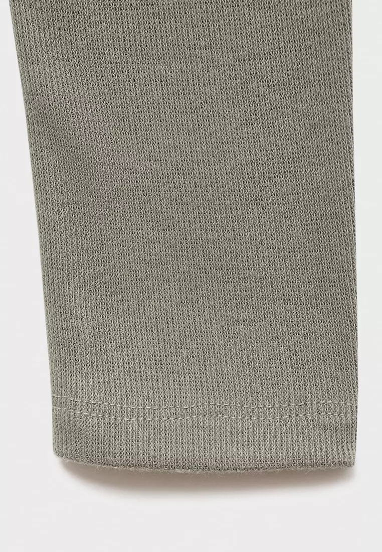 Ribbed Long-Sleeved T-Shirt