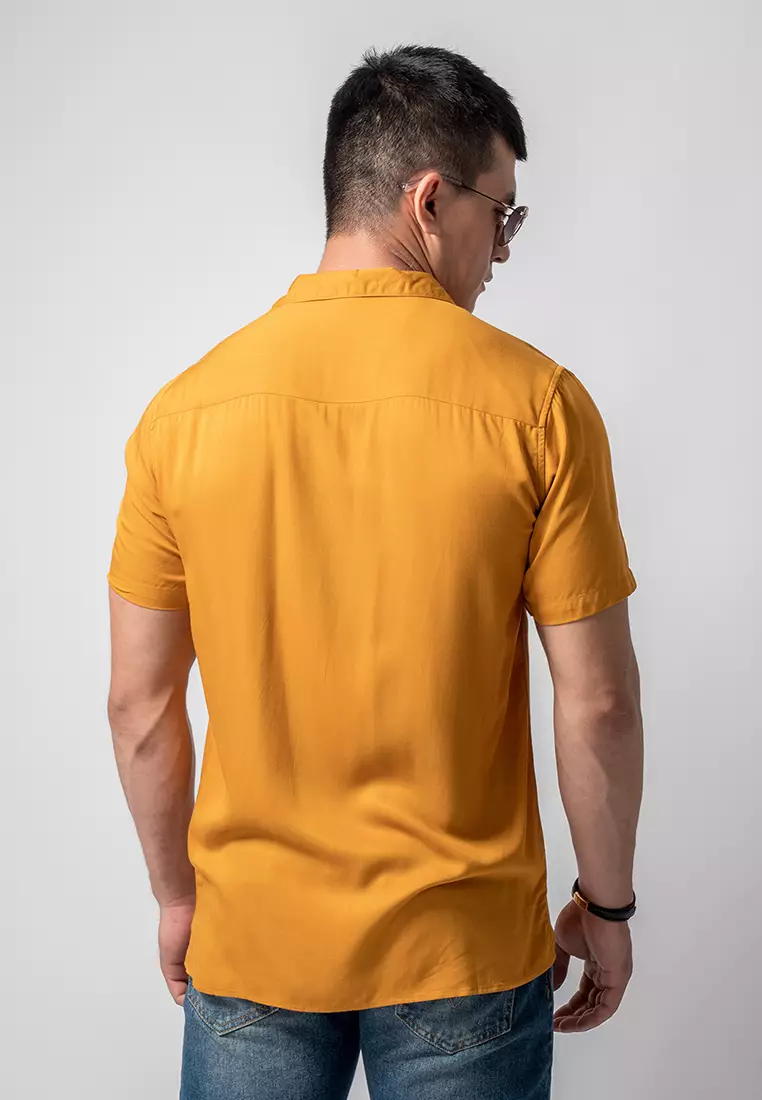 Cuban Copper Brown Casual Shirt