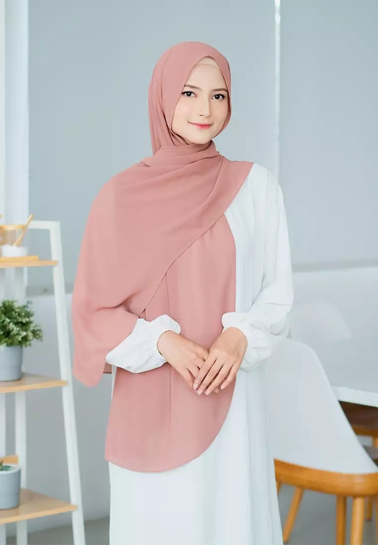 HIJAB INSTAN SAFFA - PEACH