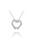 Kings Collection silver White Gold Double Heart Necklace (KJPE17014N) C5961AC998AB6DGS_1