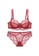 LYCKA red LMM0131b-Lady Two Piece Sexy Bra and Panty Lingerie Sets (Red) 357CEUSCEF18F0GS_1