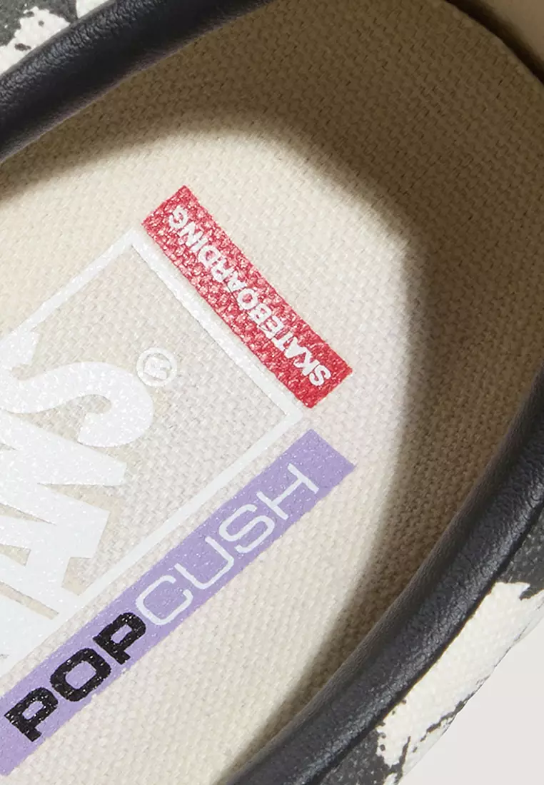 Vans Skate Slip-On Skull Pile Shoes - Black