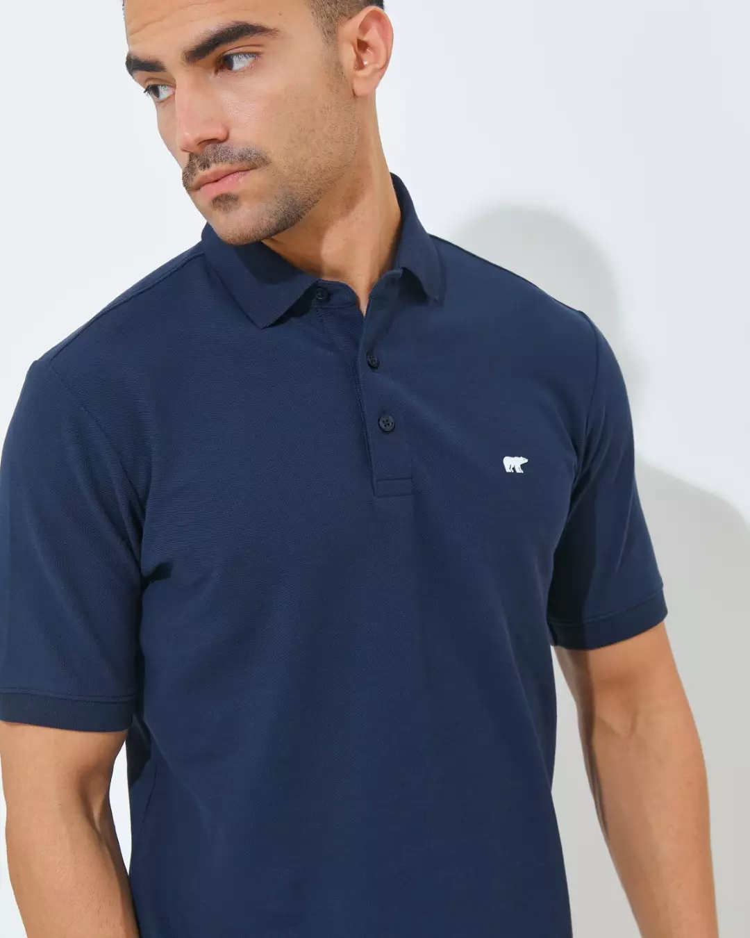 Jack Nicklaus Cairo Polo Shirt Pria Regular Fit Navy Colour Navy