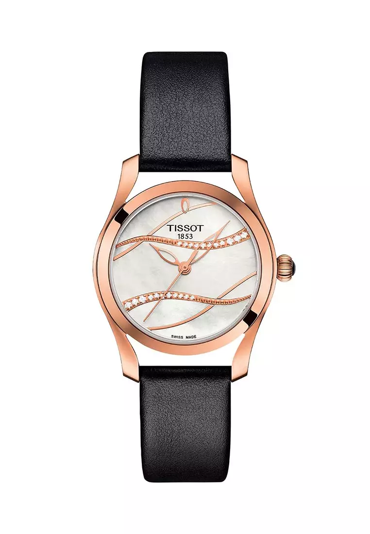 Tissot black discount mother of pearl