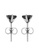 Elfi black Elfi Stainless Steel Princess Cut Stud Earrings (Black) 97EC0ACC6FA4C6GS_1