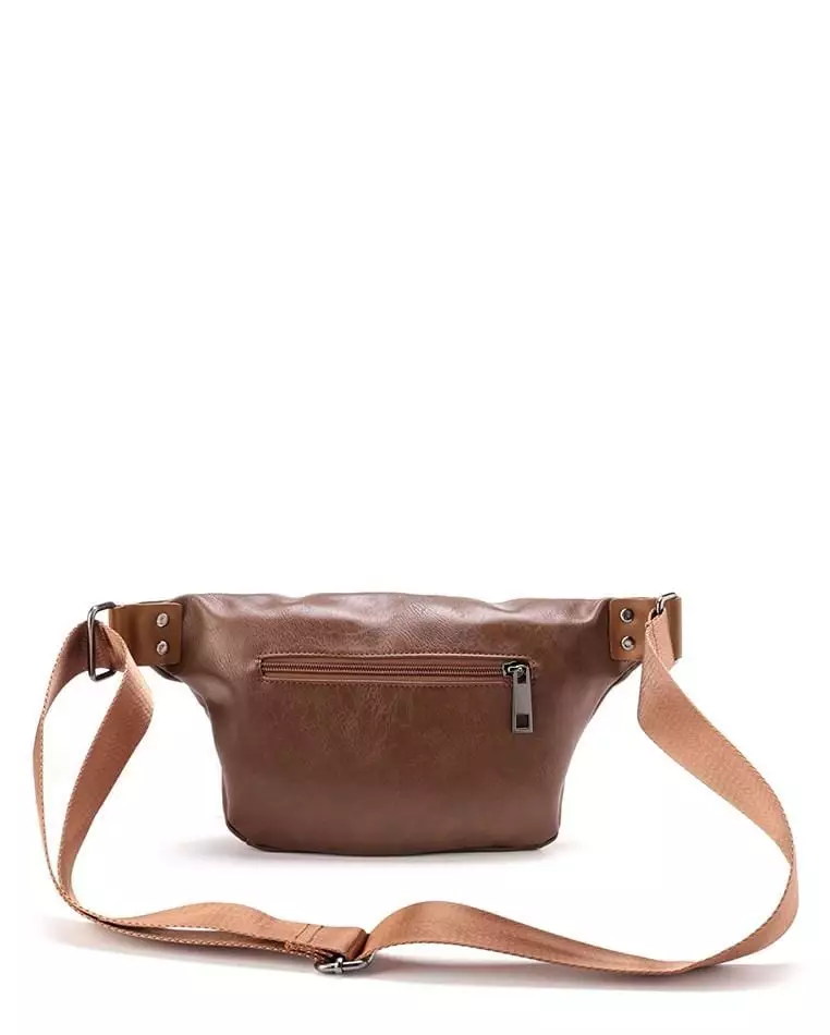 Distressed Leather Small Bumbag